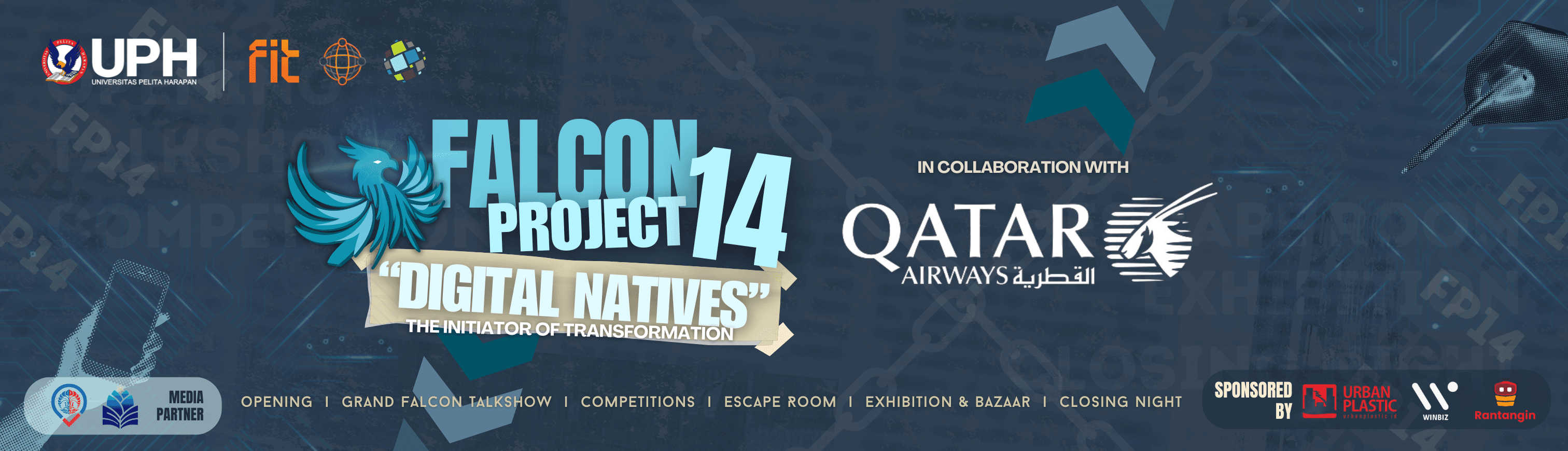 FP14 x Qatar Airways's Venue Backdrop Design