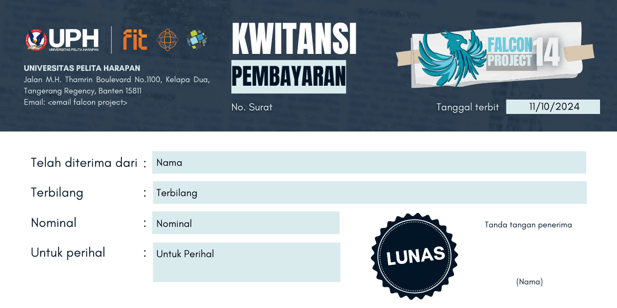 FP14 x Qatar Airways's Business Receipt Design